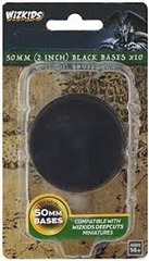 50mm Round Base (10) Black